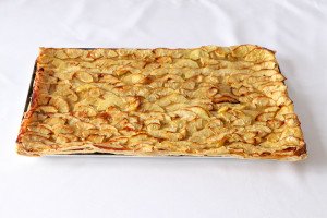 Plaque tarte pomme