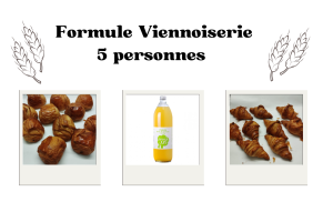Formule viennoiserie 5 personnes
