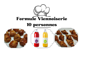 Formule viennoiserie 10 personnes