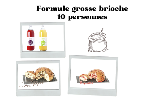 Formule grosse brioche 10 personnes