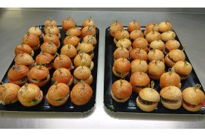 25 mini burger végétarien