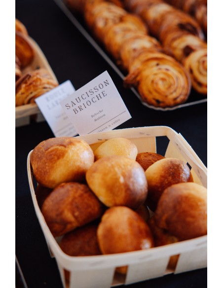 25 mini-briochés saucisse